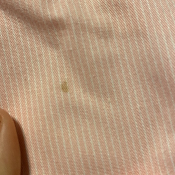 Light pink striped baby dress - Picture 2 of 4